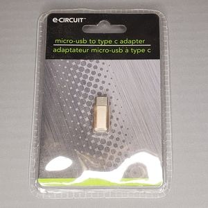 NIB e circuit micro-USB to type c adapter